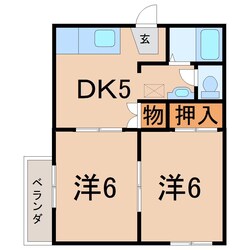 カーサ奥山　IIC棟の物件間取画像